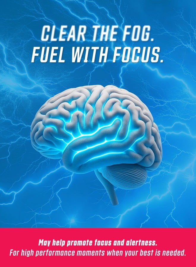 GRINDS Focus Pouches - Naturally Flavored with Nootropic Ingredients - Contains Alpha GPC and L-Theanine - Nicotine-Free, Sugar-Free - 3 Pack, 18 Pouches Per Can - Blue Raspberry - Image 3